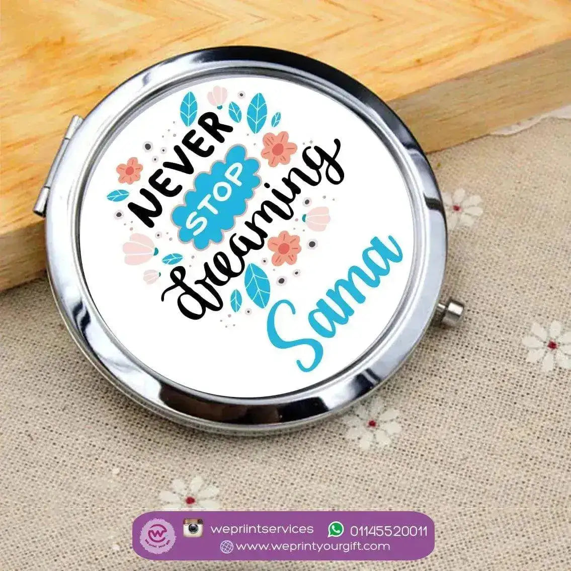Compact Custom Mirror - Motivation-C - WE PRINT