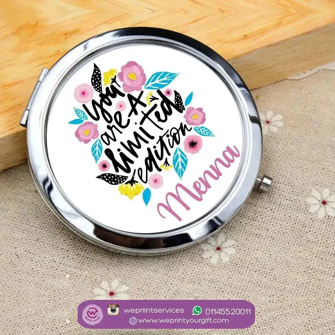 Compact Custom Mirror - Motivation-C - WE PRINT