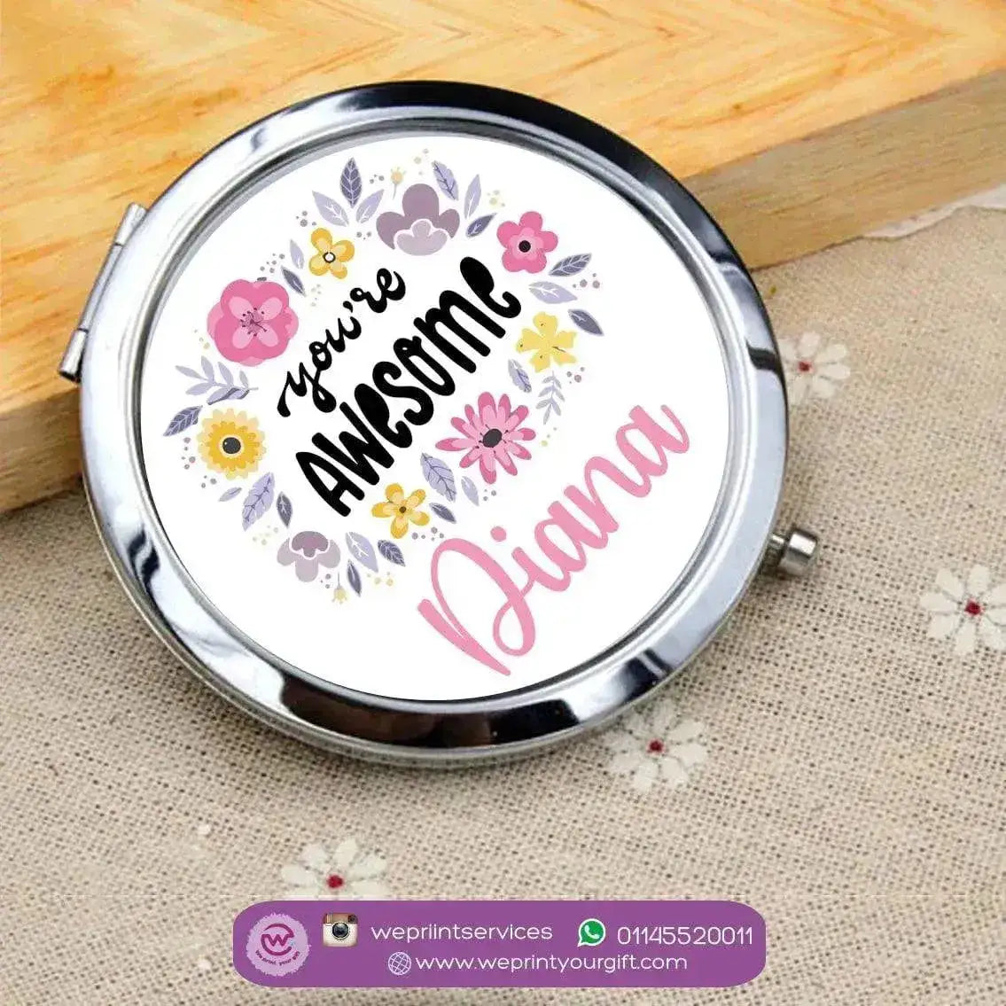 Compact Custom Mirror - Motivation-C - WE PRINT