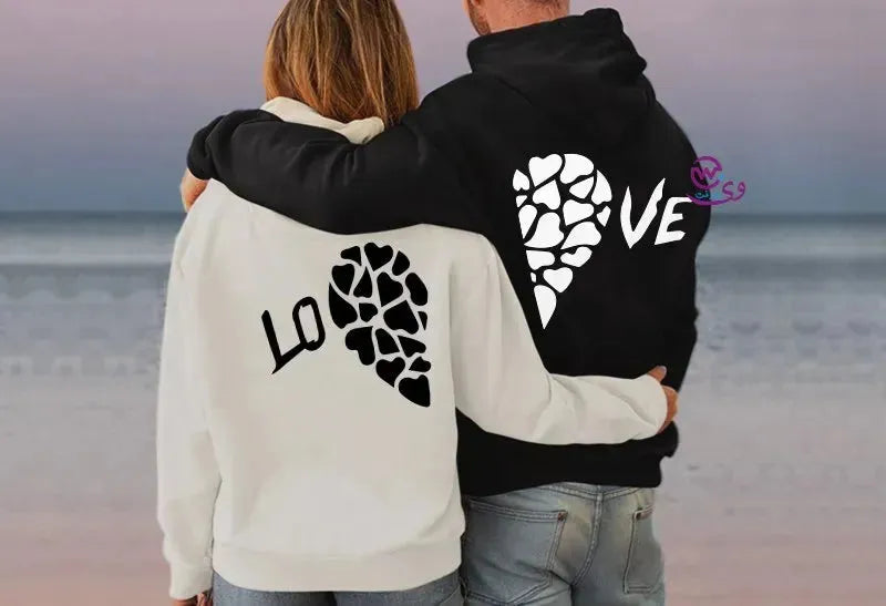 Couple Hoodie-English Quotes - WE PRINT