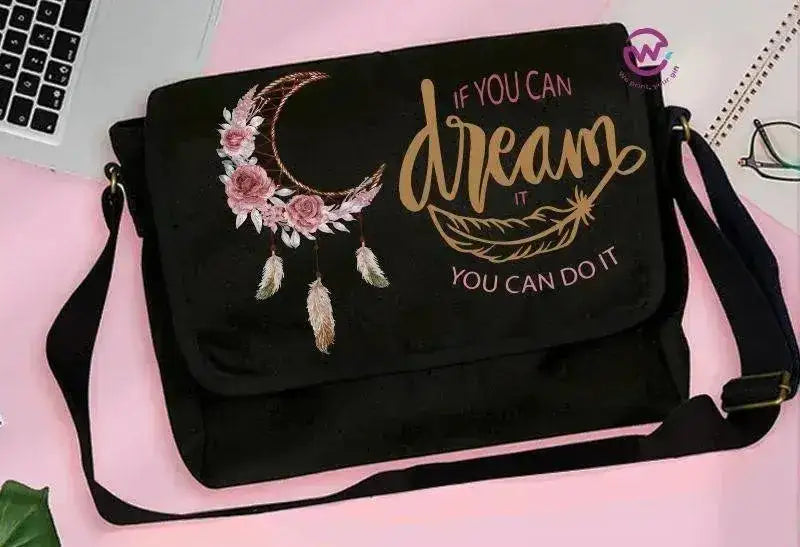personalized bag- Cross Bag - Dream Catcher - WE PRINT