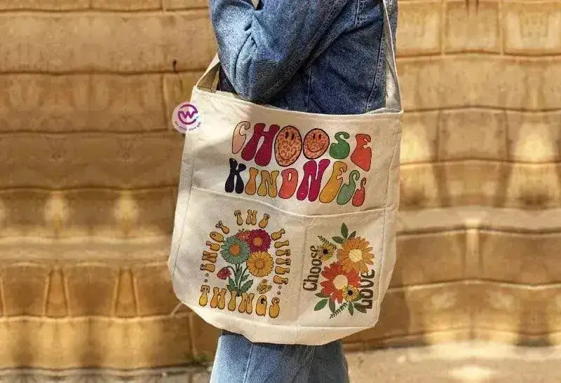 Cross Tote Bag - Motivation - WE PRINT