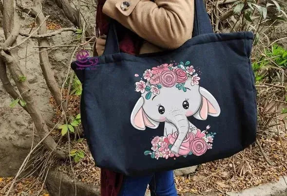 custom diaper bag -Elephant - WE PRINT
