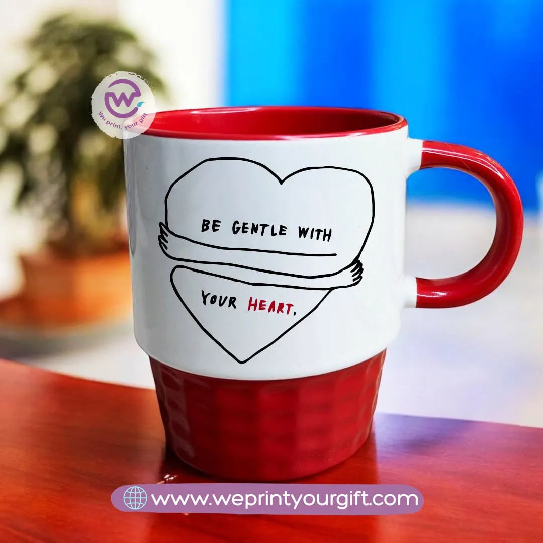 Custom Mug-Ribbed -Valentine - WE PRINT