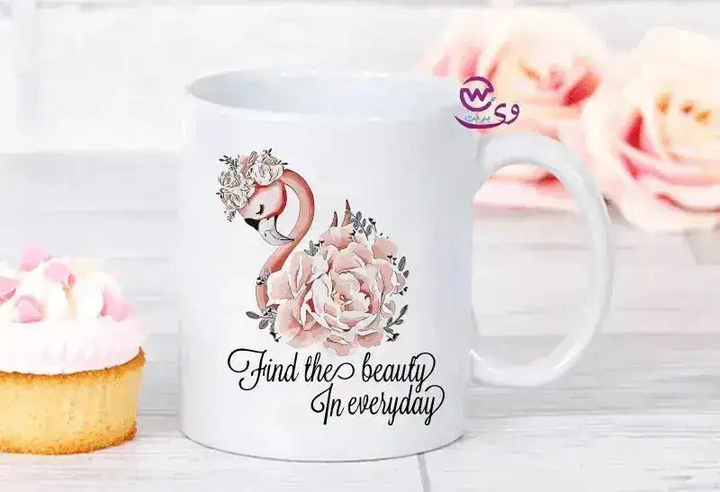 Custom Mugs-Ordinary -Flamingos - WE PRINT