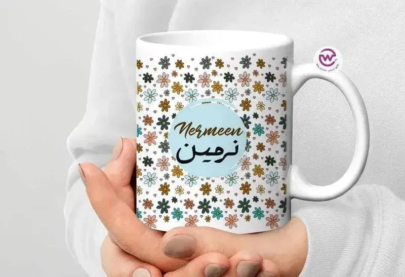 Custom personalized mugs -Names-C - WE PRINT