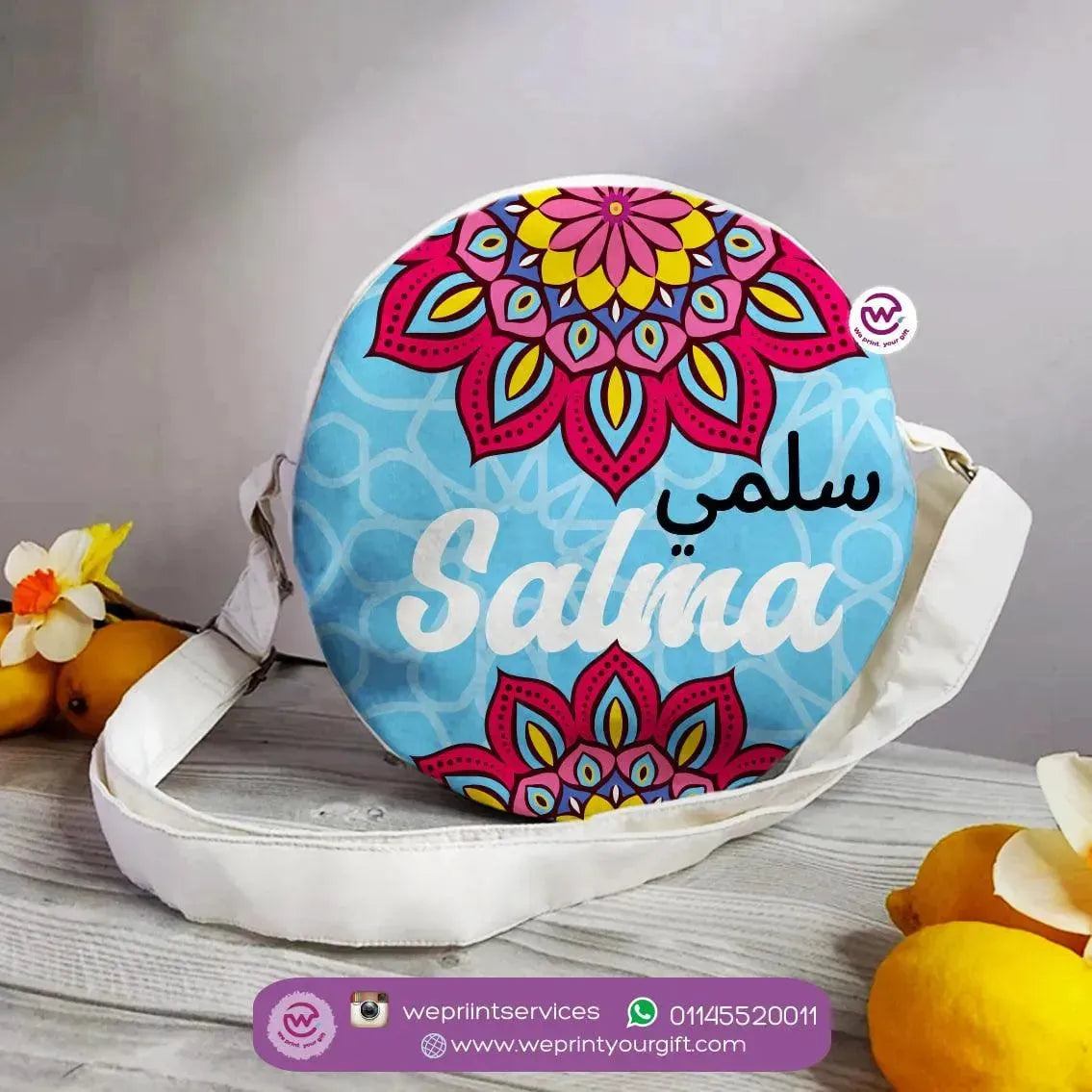 Custom Round Bag - Mandala - WE PRINT