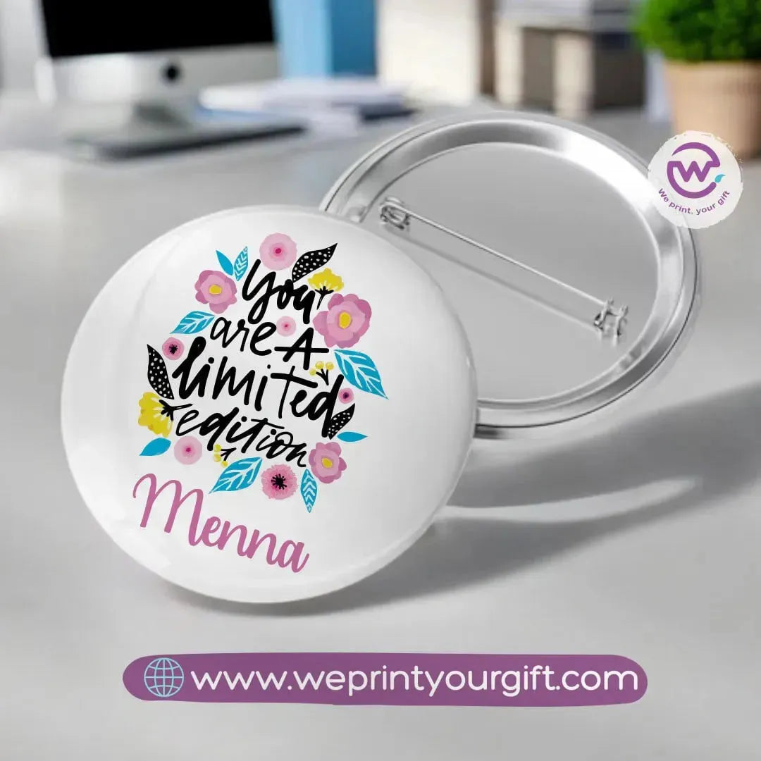 Customized Pin- Names - WE PRINT