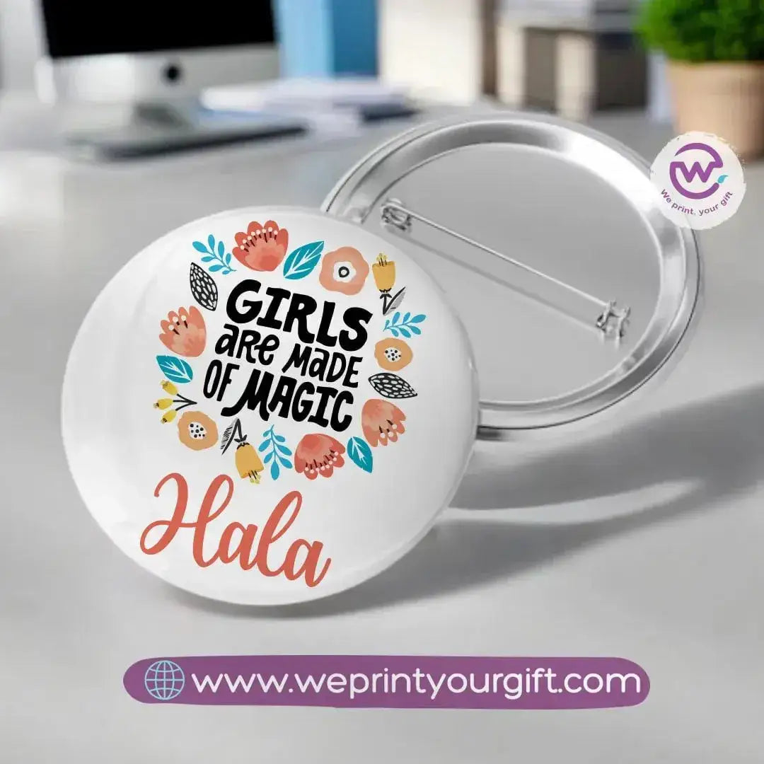 Customized Pin- Names - WE PRINT