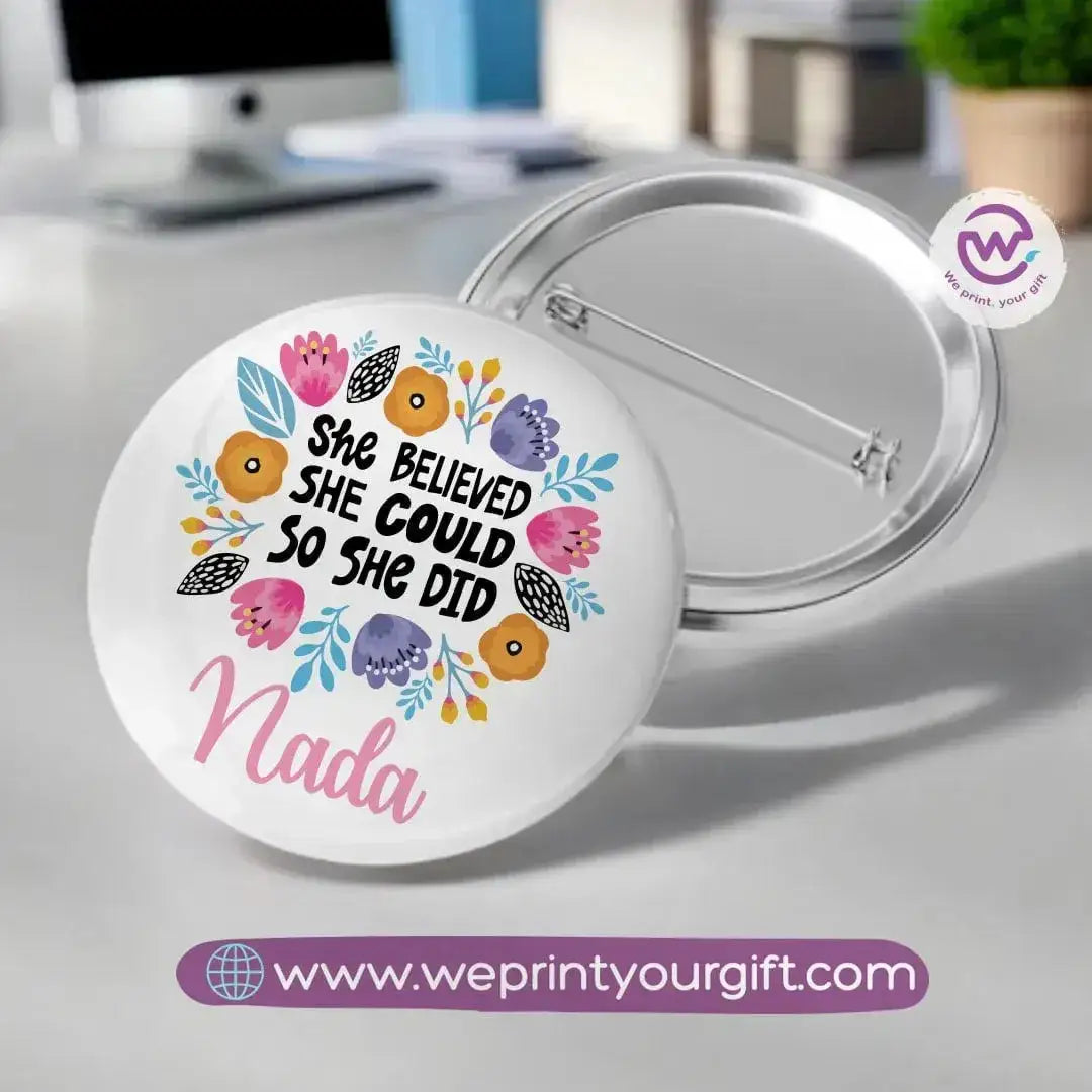 Customized Pin- Names - WE PRINT