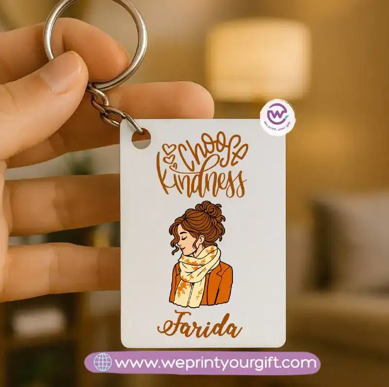 Personalized Wooden Keychain โ One Art & Custom Designs - WE PRINT