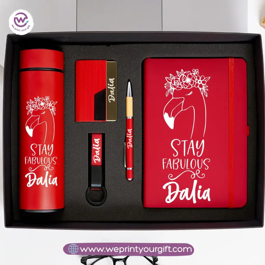 Personalized Success Gift Box with Name – 5-Piece Motivational Luxury Set - WE PRINT