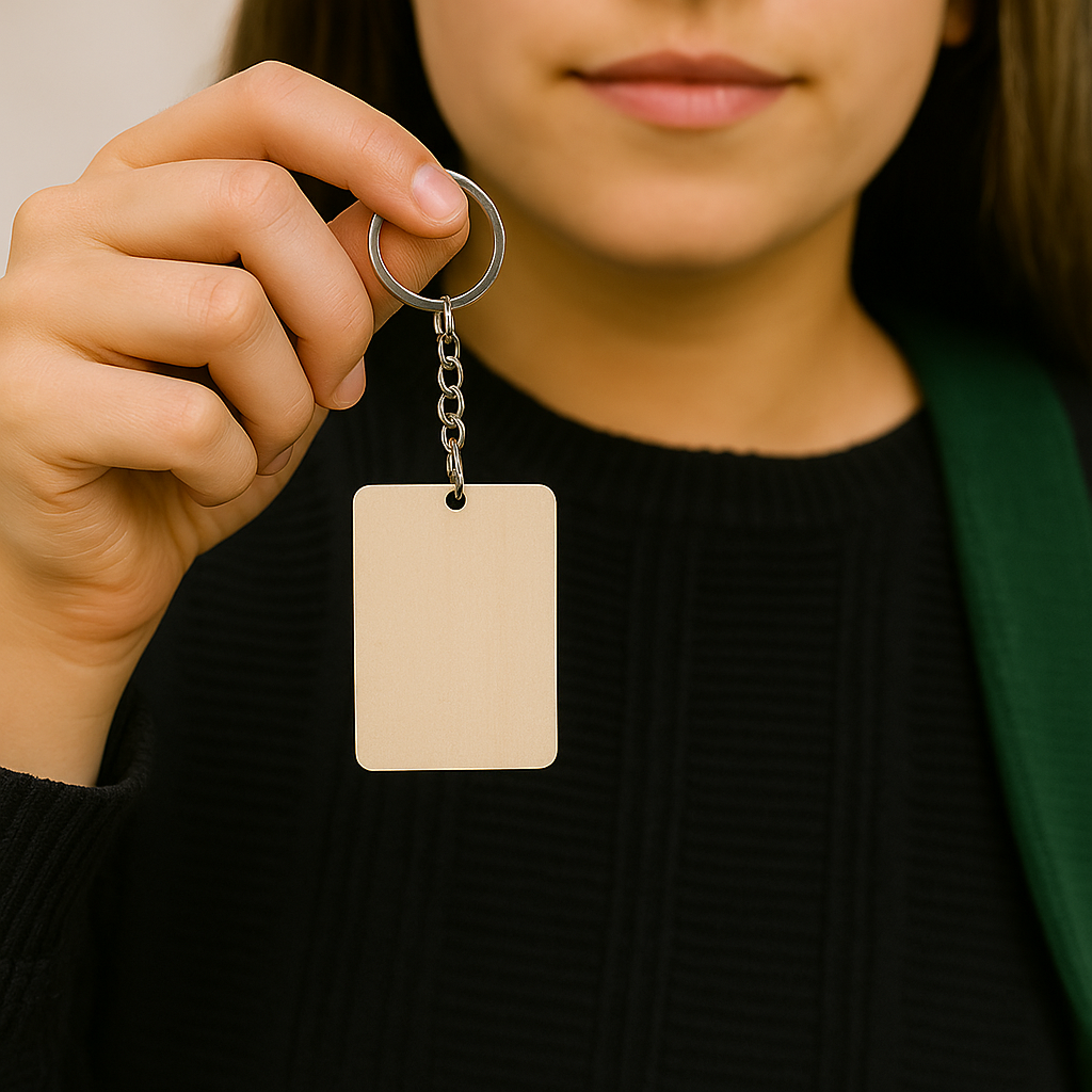 سلسلة مفاتيح خشبية - خيارات التخصيص