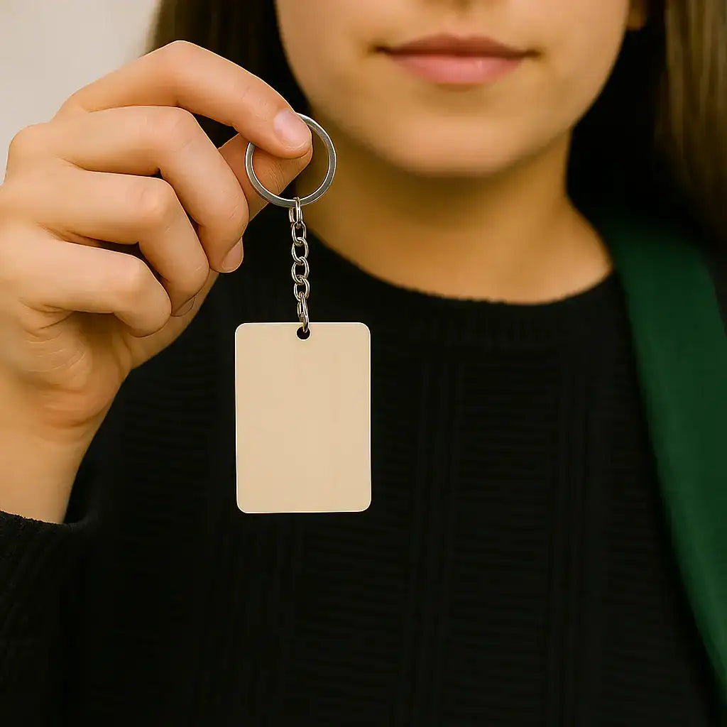 Wooden Keychain-Customization Options - WE PRINT