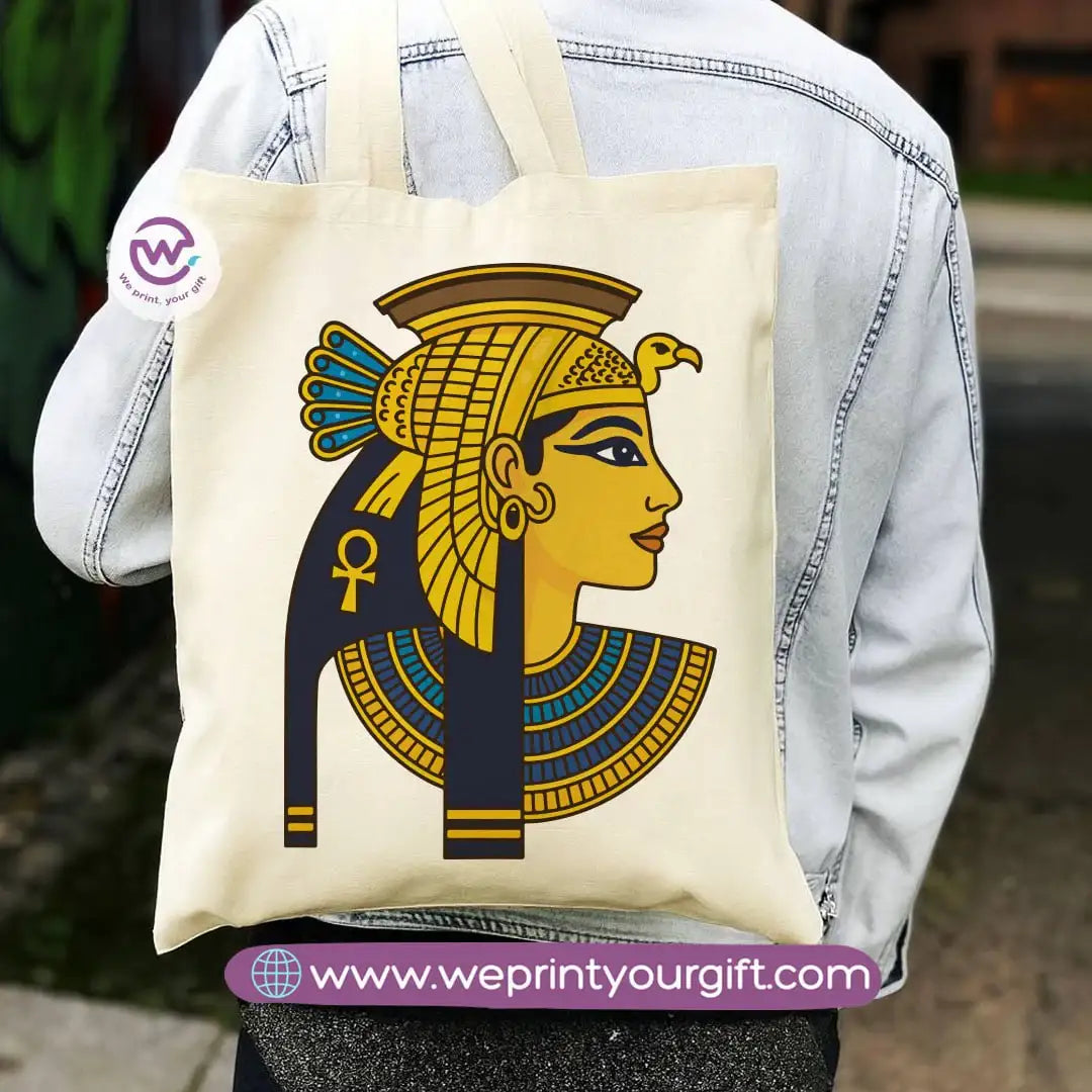 Egyptian Pharaonic Canvas Tote Bag - WE PRINT