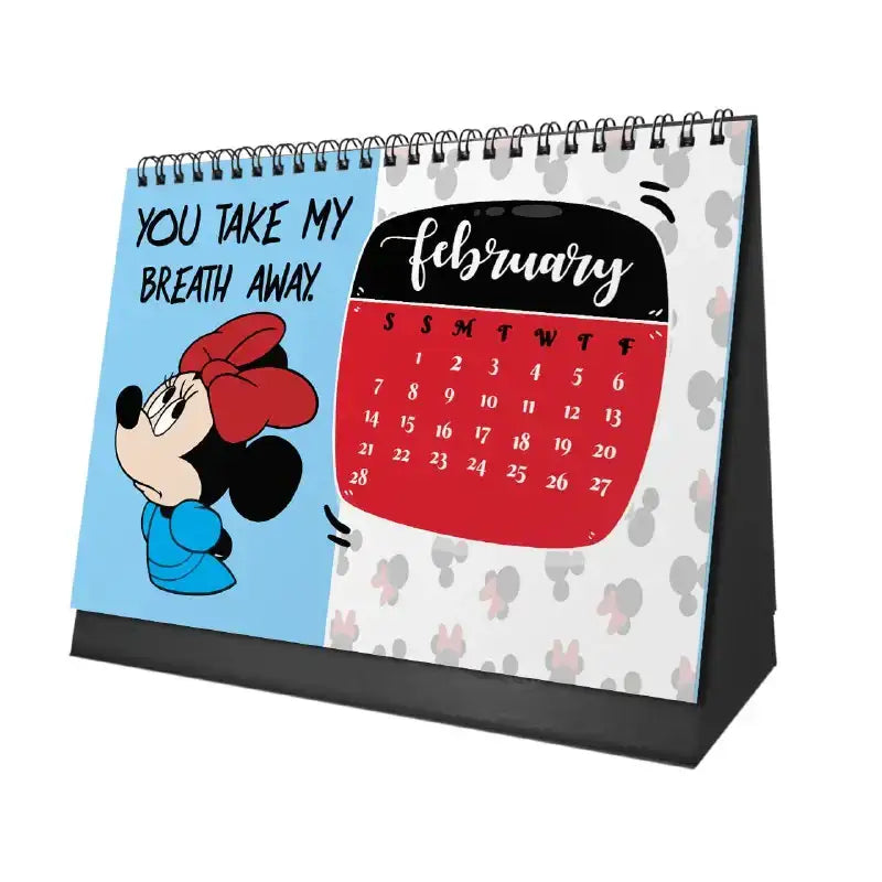 Minnie Mouse Desk Calendar 2026 - WE PRINT