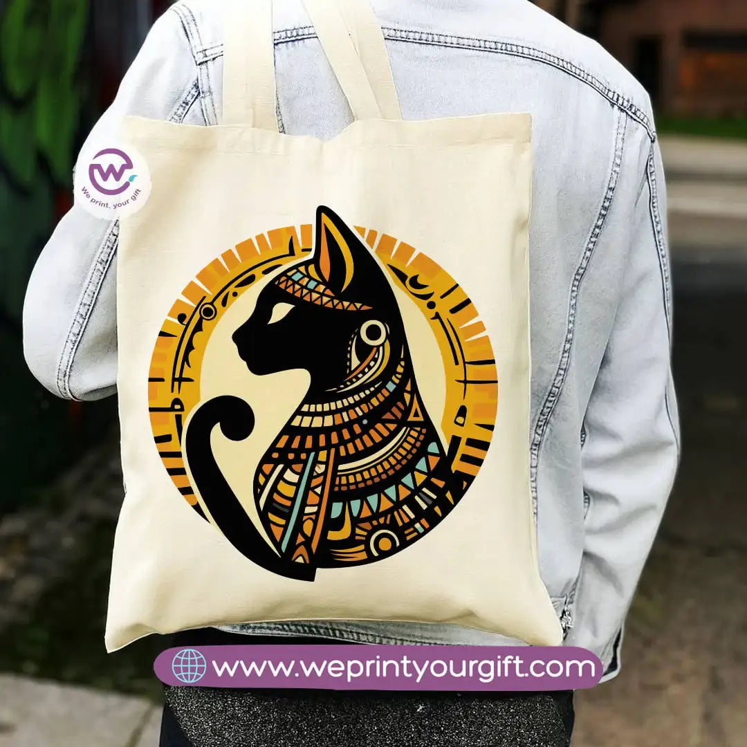 Egyptian Pharaonic Canvas Tote Bag - WE PRINT