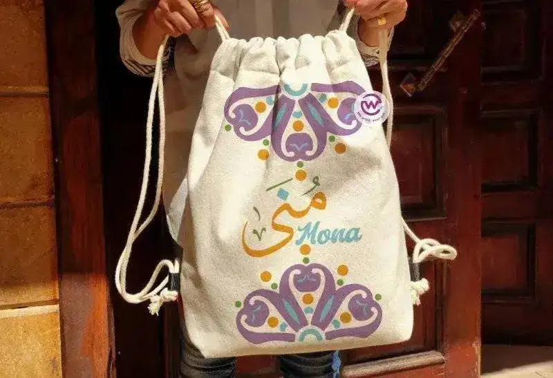 Drawstring Bag - Mandala - WE PRINT