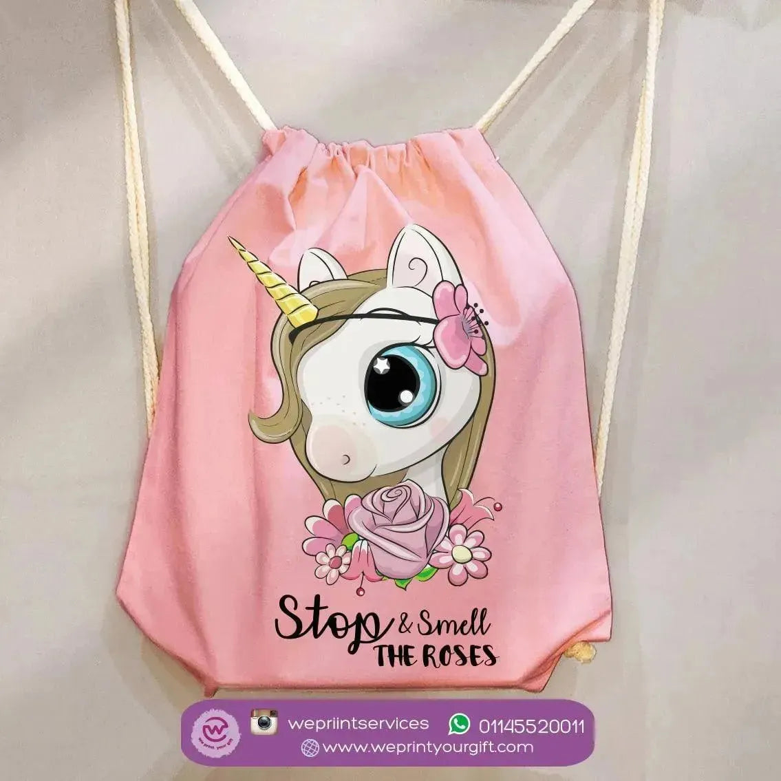 Drawstring Bag - Unicorn - WE PRINT