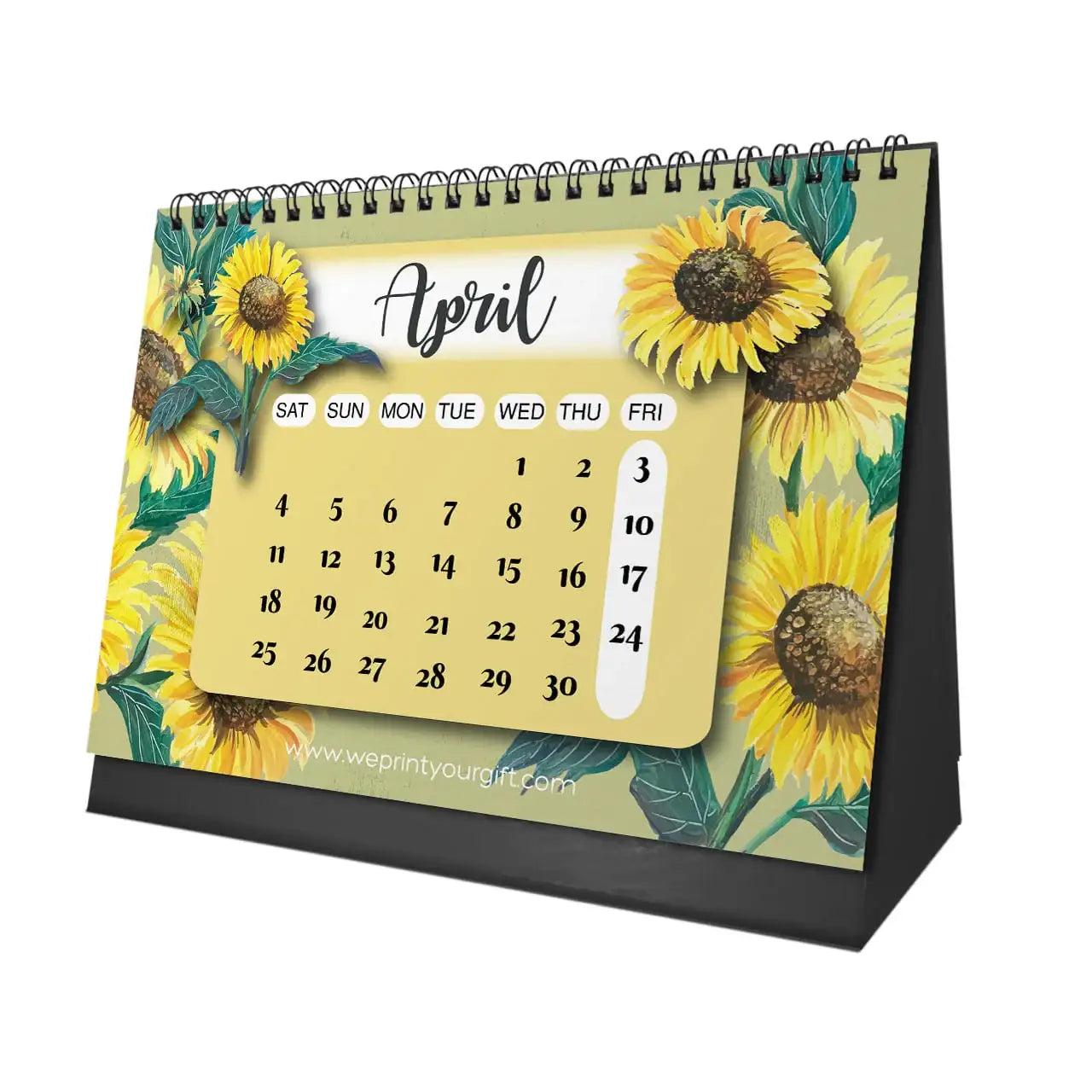 Sunflower Calendar 2026 - WE PRINT
