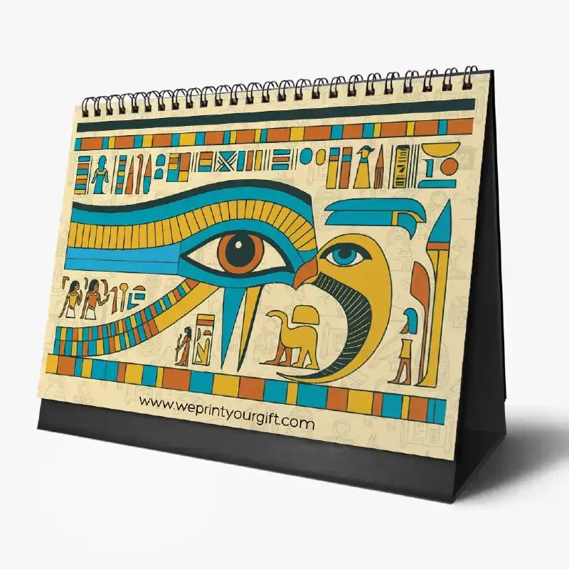 Egyptian Pharaonic Desk Calendar 2026 - WE PRINT