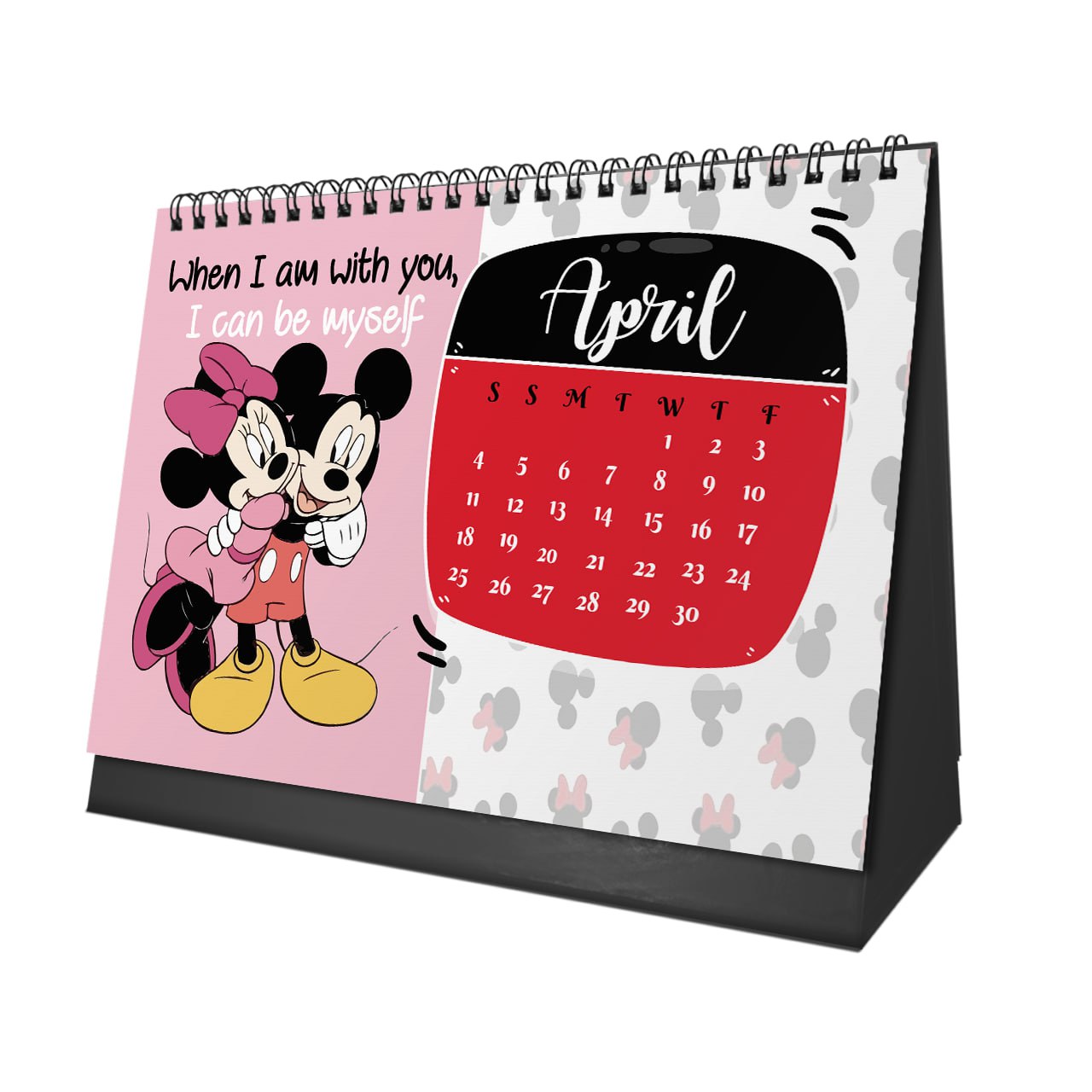 Minnie Mouse Desk Calendar 2026