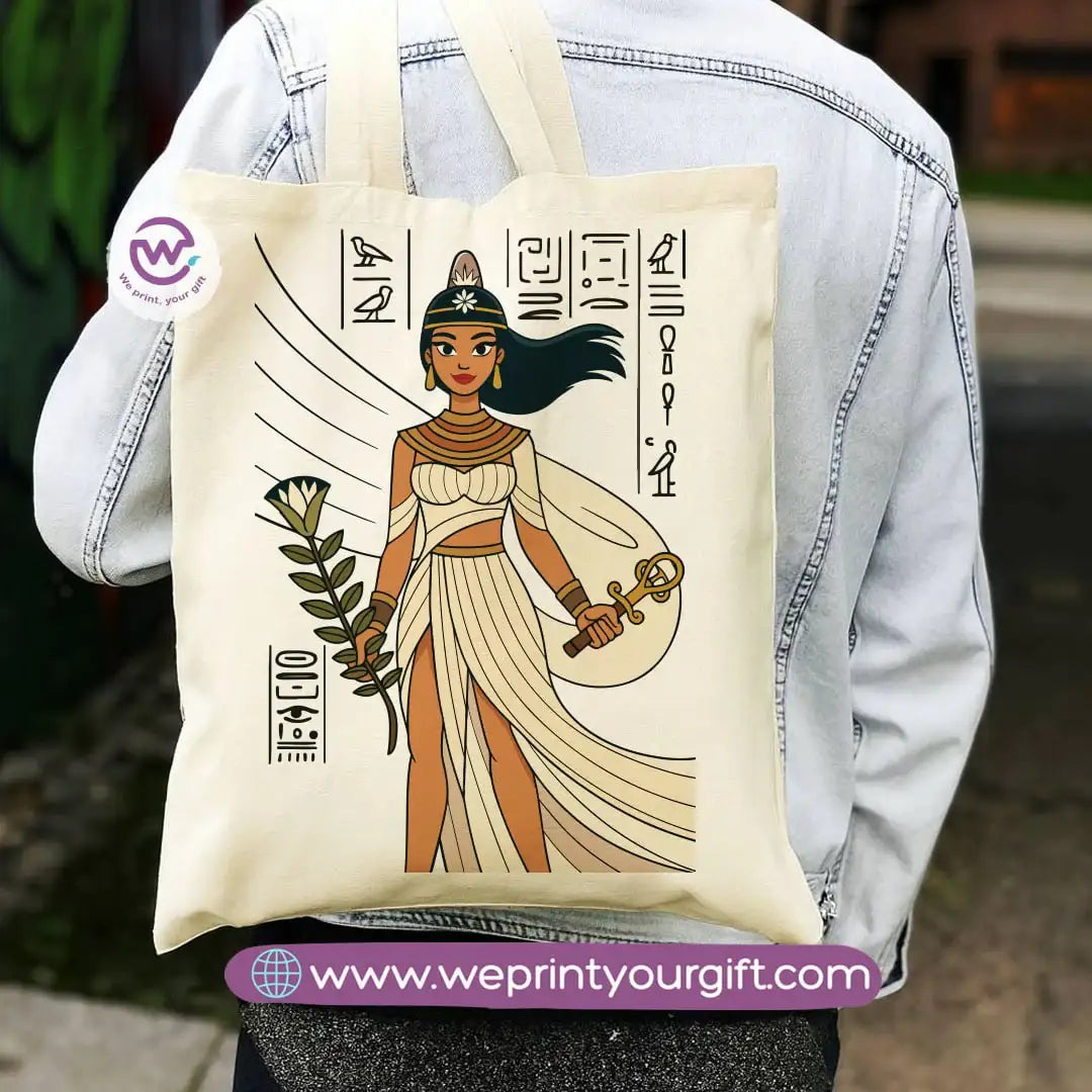 Egyptian Pharaonic Canvas Tote Bag - WE PRINT