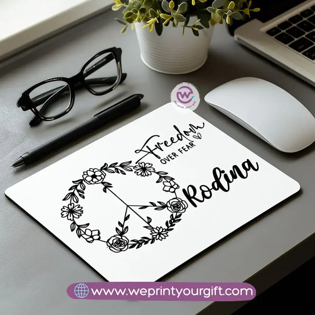One Line Art Mouse Pad – Minimalist Artistic Desk Style - WE PRINT