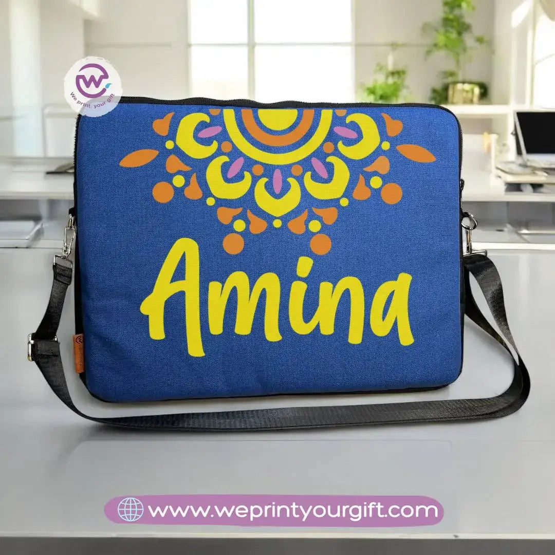 Fabric Laptop Sleeve- Mandala - WE PRINT