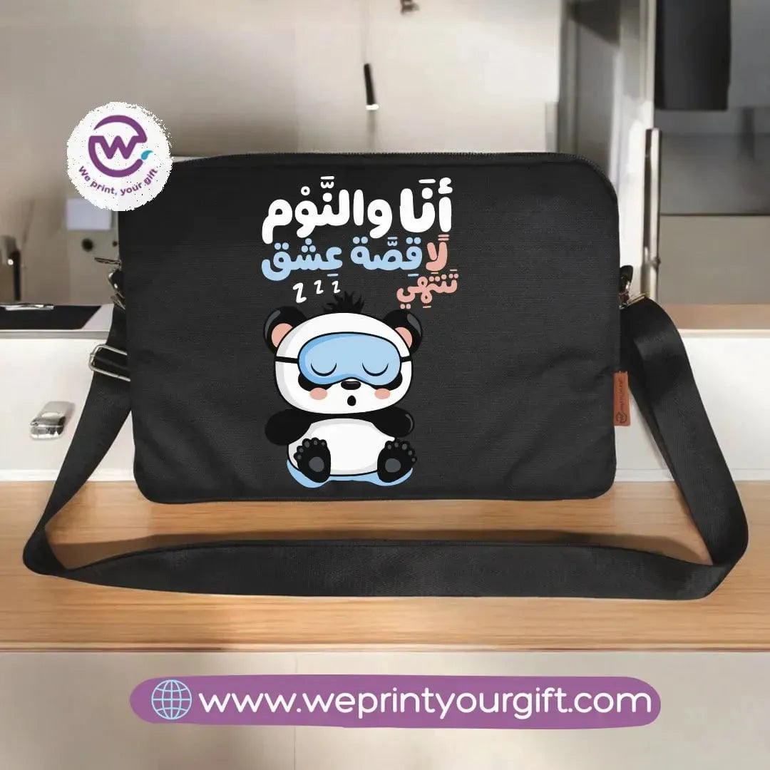 Fabric Laptop Sleeve- Panda - WE PRINT