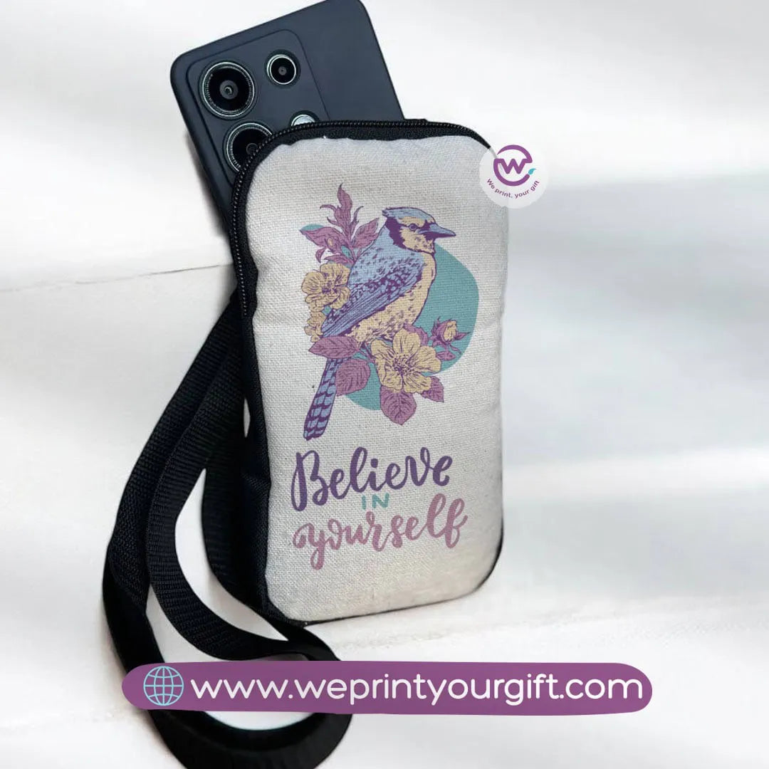 Fabric Mobile Cover - Flowers& Butterflies - WE PRINT