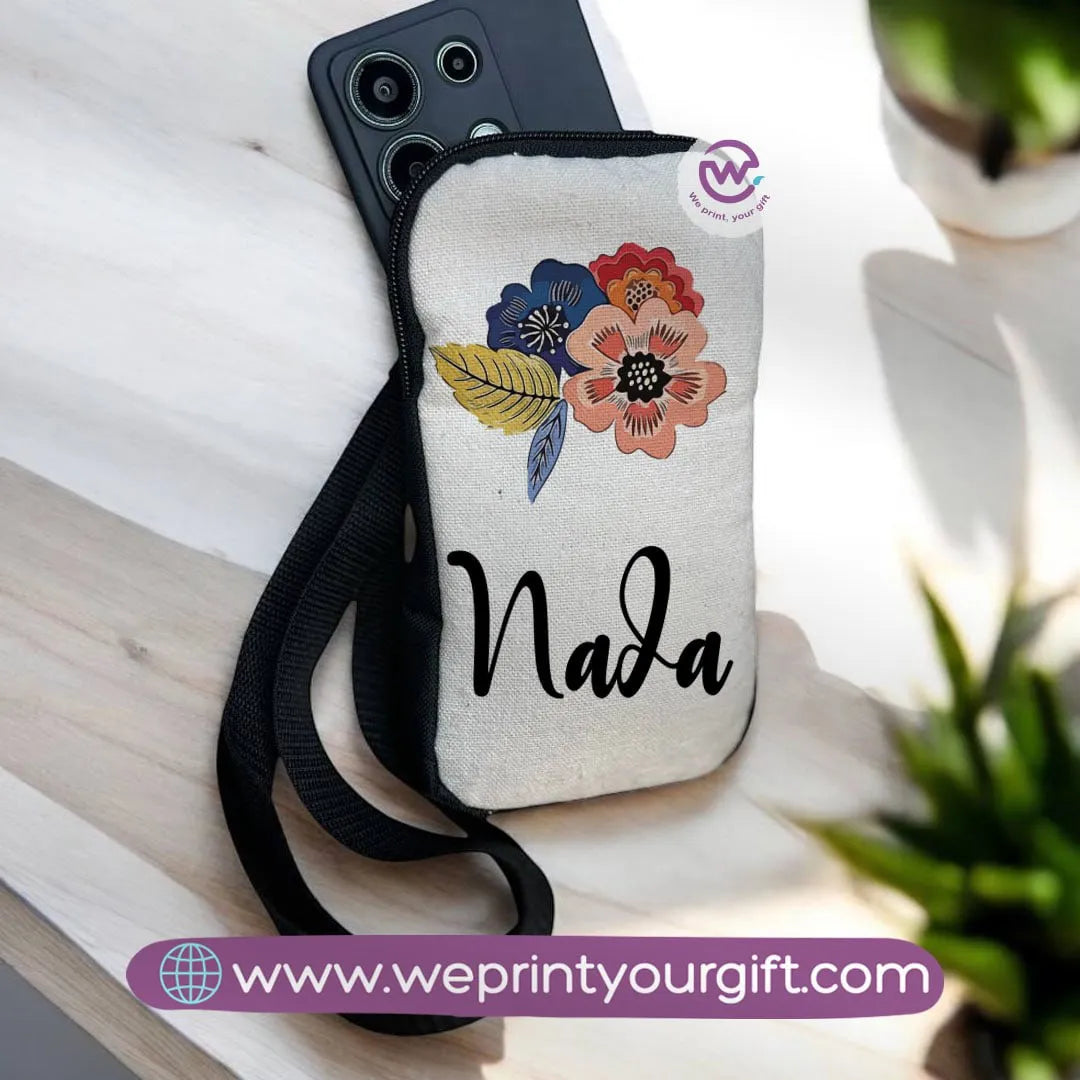 Fabric Mobile Cover - Flowers& Butterflies - WE PRINT