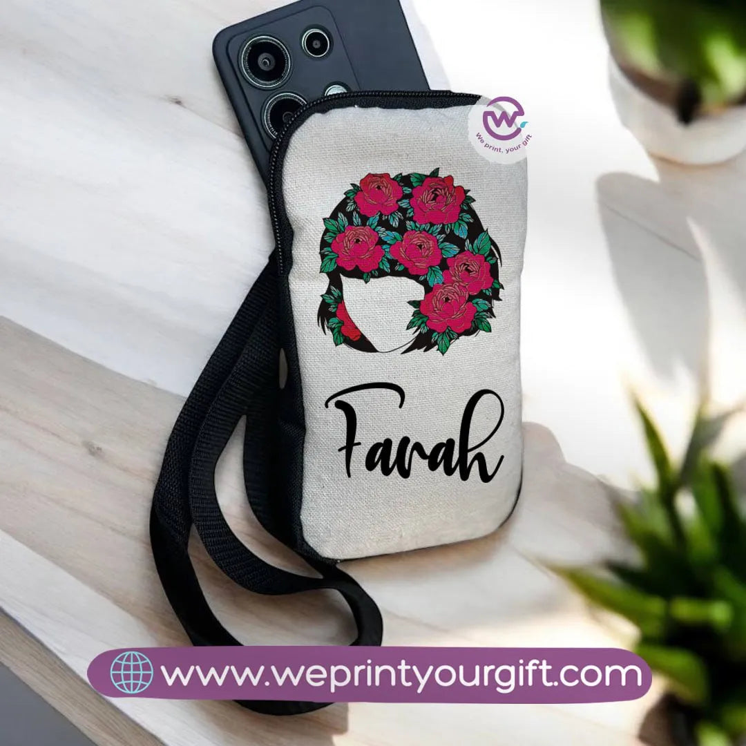 Fabric Mobile Cover - Flowers& Butterflies - WE PRINT