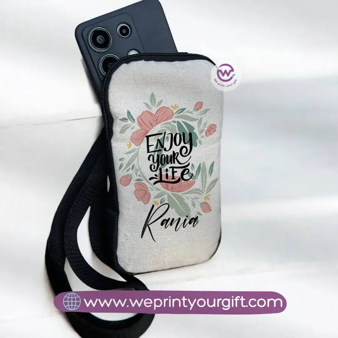 Fabric Mobile Cover - Flowers& Butterflies - WE PRINT