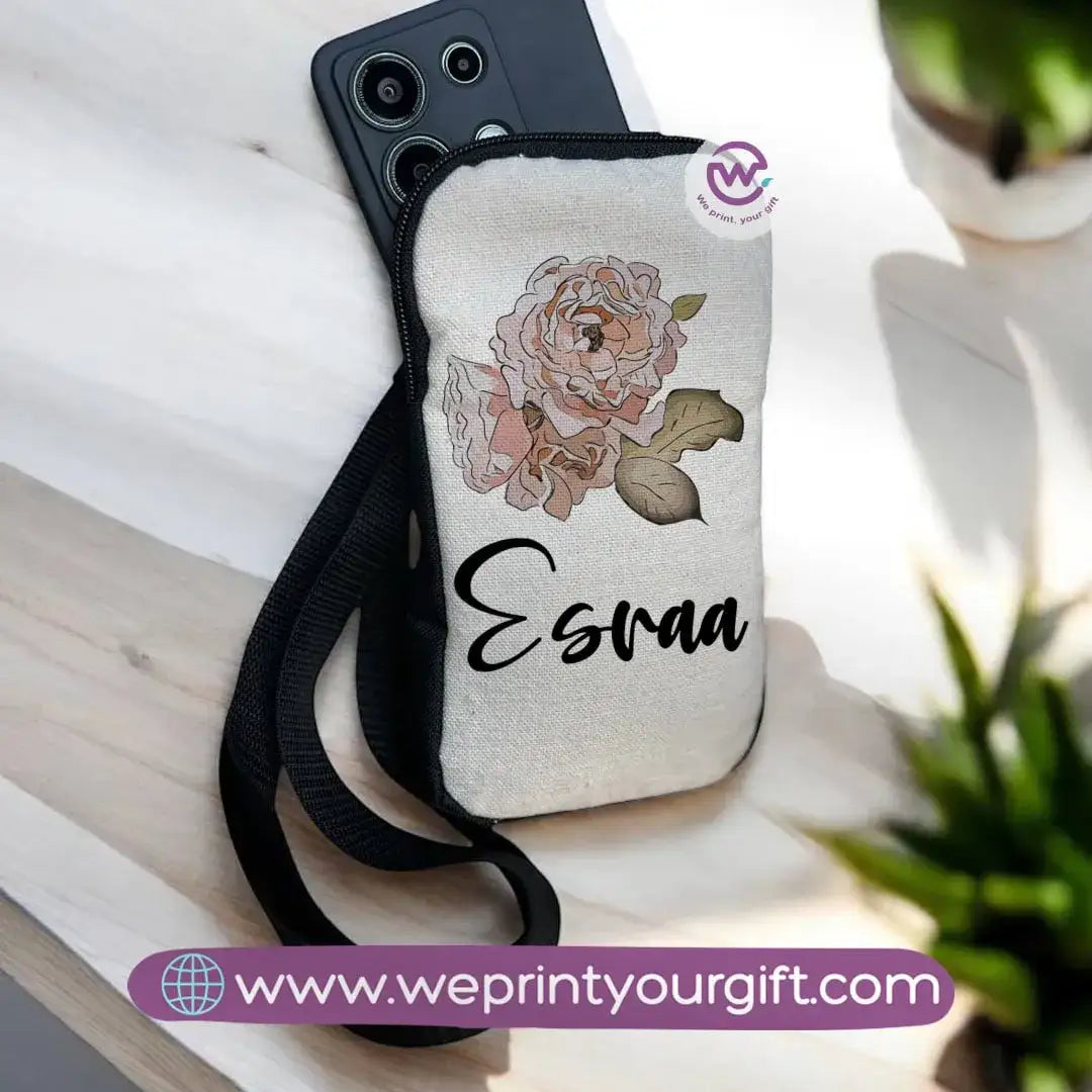 Fabric Mobile Cover - Flowers& Butterflies - WE PRINT