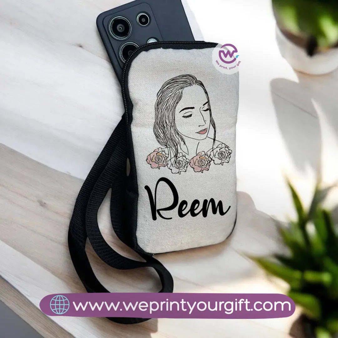 Fabric Mobile Cover - Flowers& Butterflies - WE PRINT