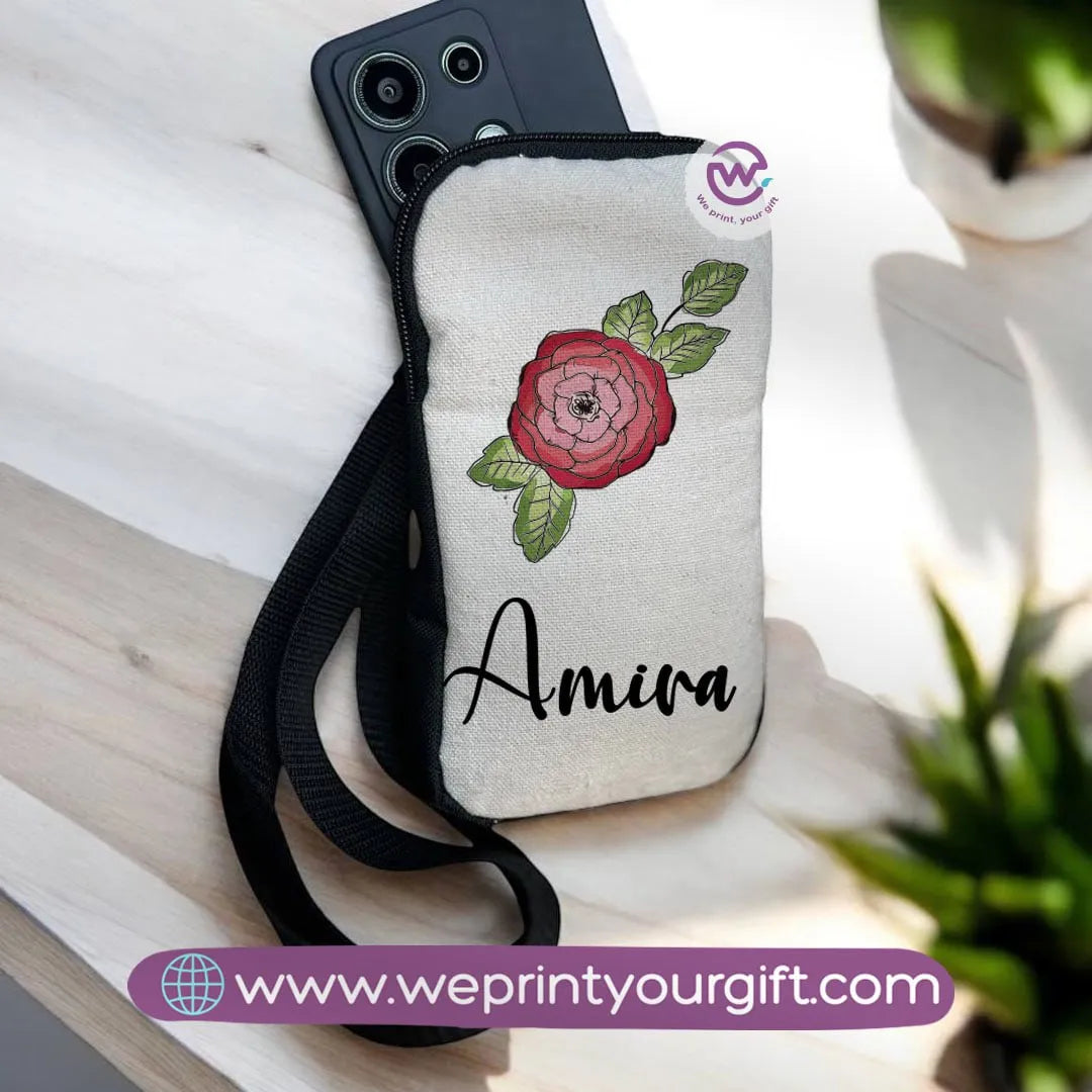 Fabric Mobile Cover - Flowers& Butterflies - WE PRINT