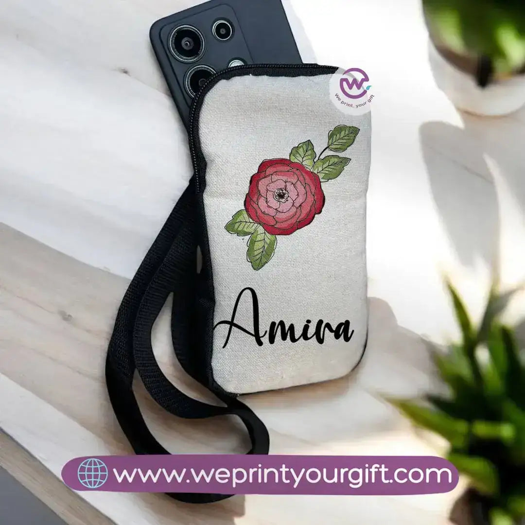 Fabric Mobile Cover - Flowers& Butterflies - WE PRINT