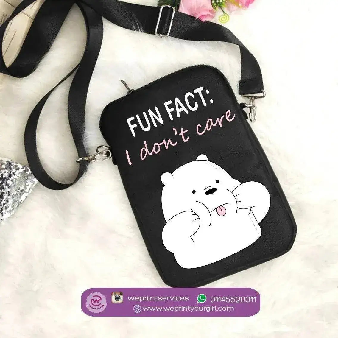 Fabric Mobile Cover - Three Bears - WE PRINT