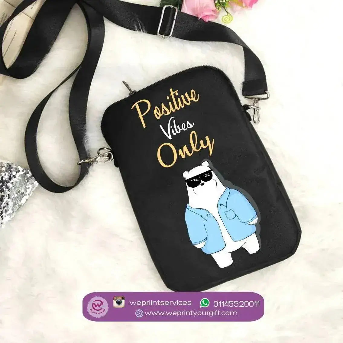 Fabric Mobile Cover - Three Bears - WE PRINT