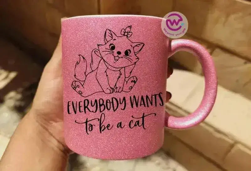 Glitter Mug - Cat Lovers - WE PRINT