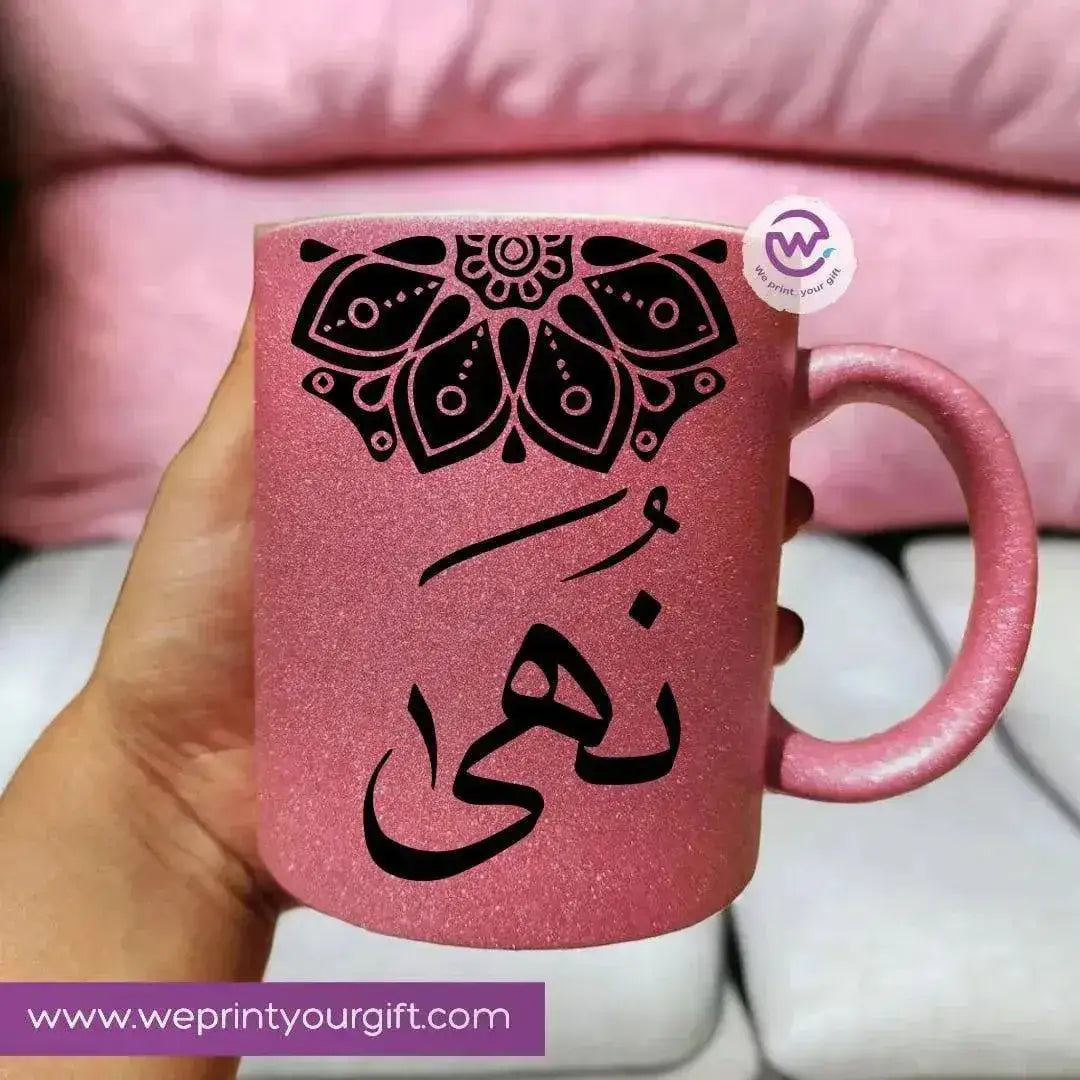 Glitter Mug - Mandala - WE PRINT