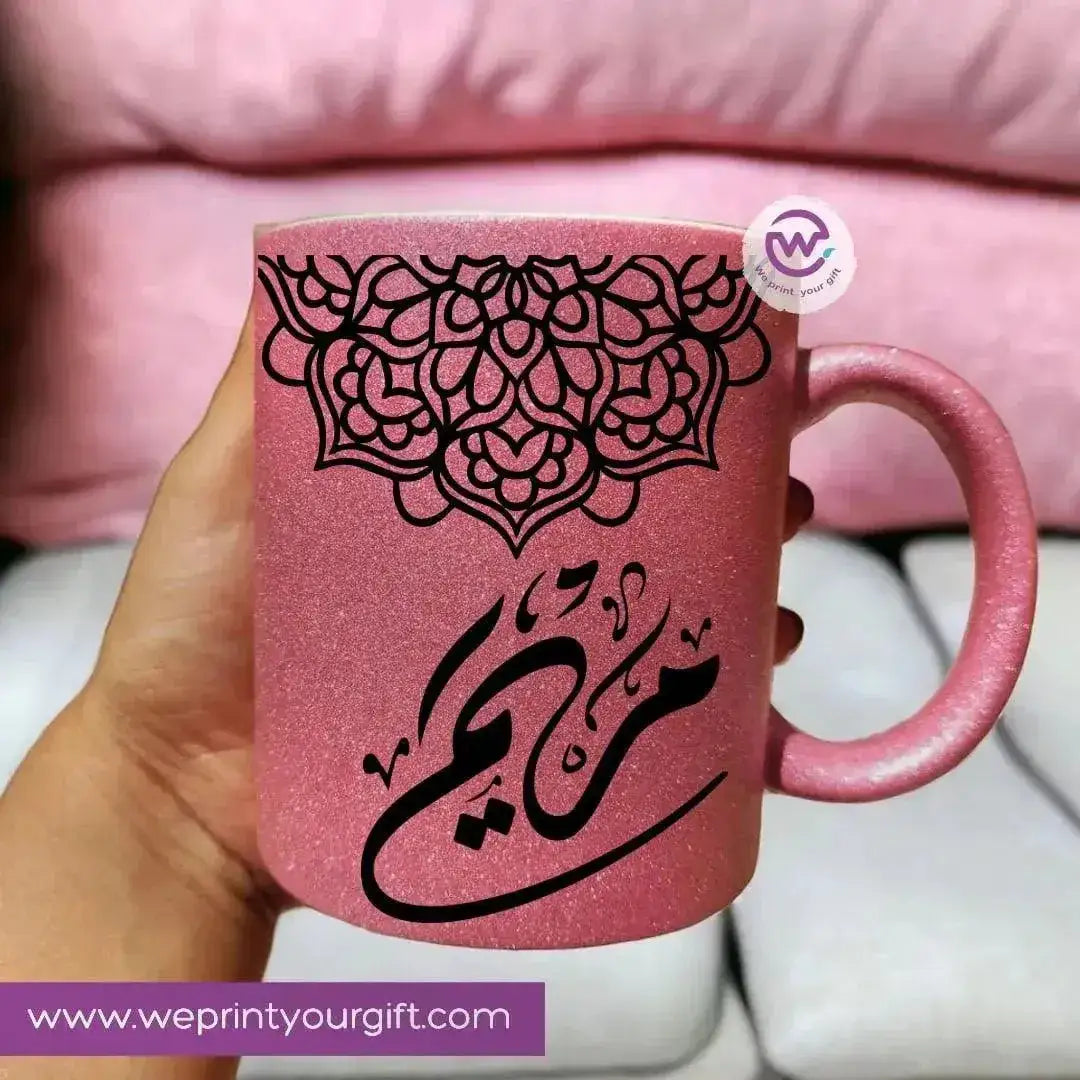 Glitter Mug - Mandala - WE PRINT