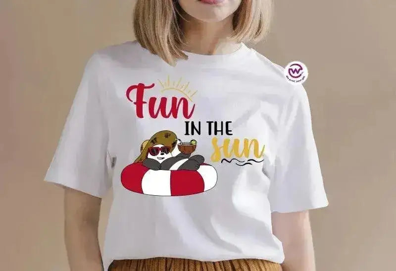 Half sleeve T-shirt-3 Bears - WE PRINT