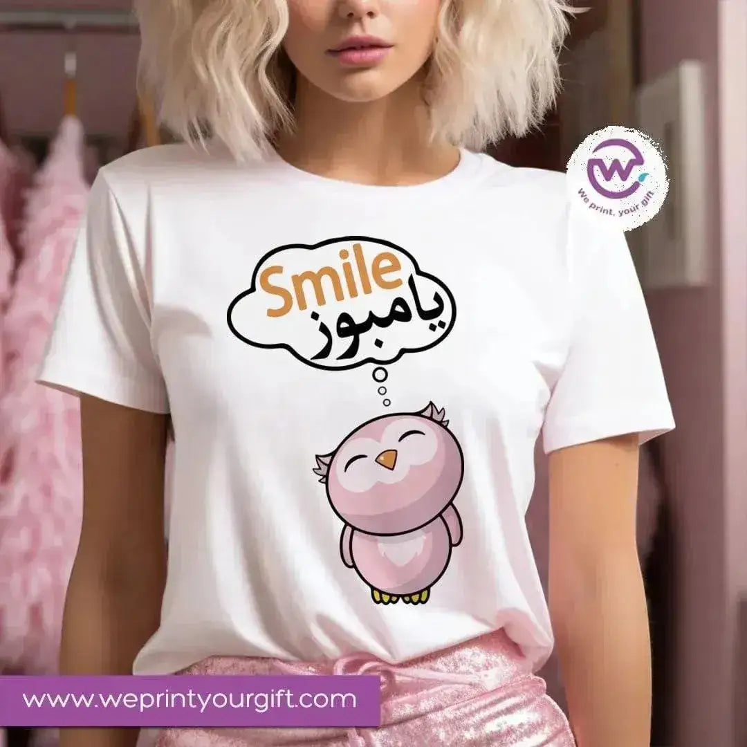 Half sleeve T-shirt- Comic Owl - WE PRINT