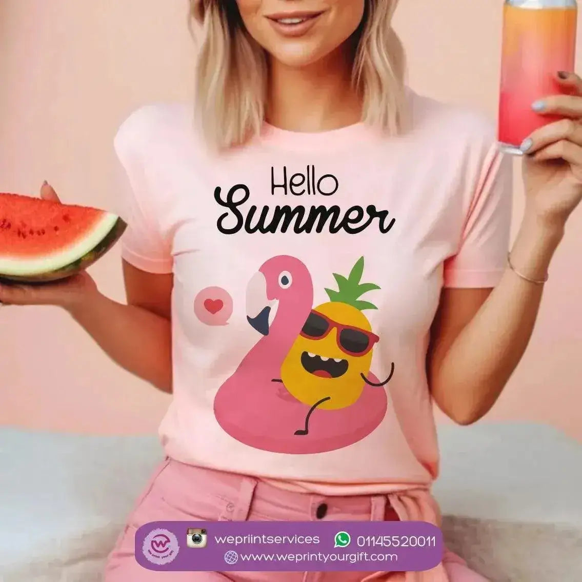Half sleeve T-shirt- Summer-A - WE PRINT