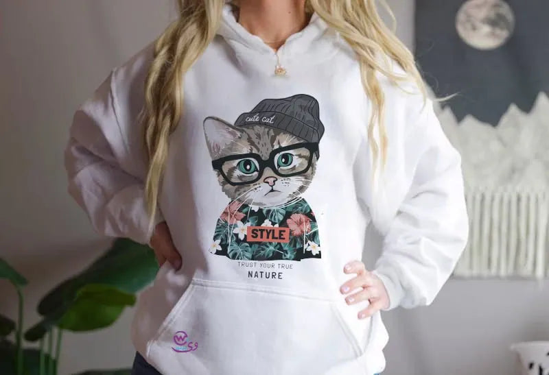 Kids hoodie-Cat's Lovers - WE PRINT