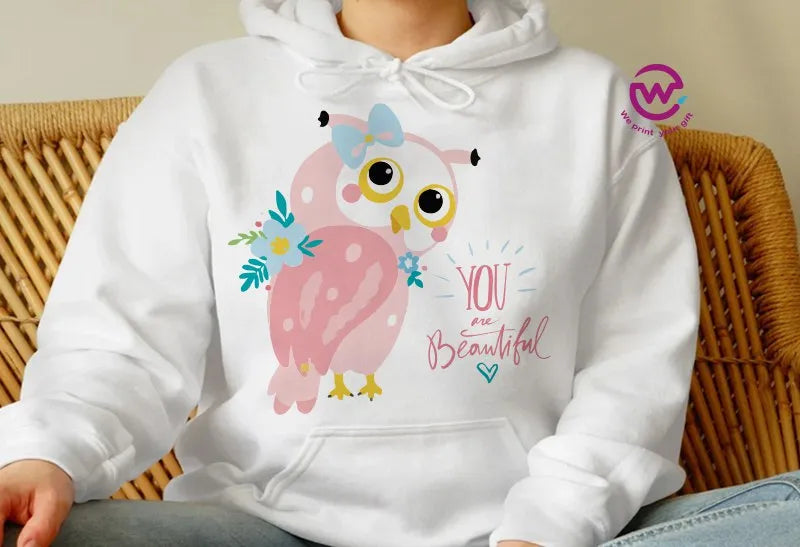 Kids hoodie-Cute Owl - WE PRINT