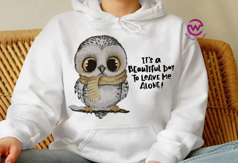 Kids hoodie-Cute Owl - WE PRINT