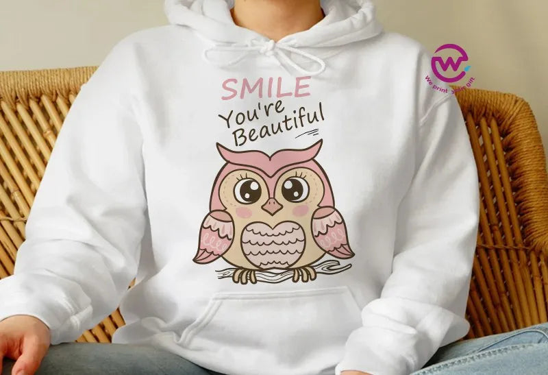 Kids hoodie-Cute Owl - WE PRINT